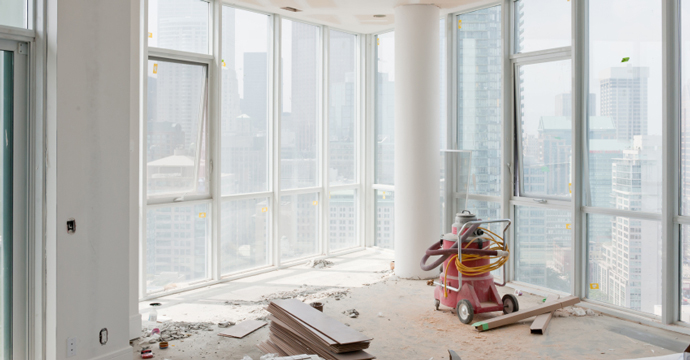 Reinigung nach Renovierung