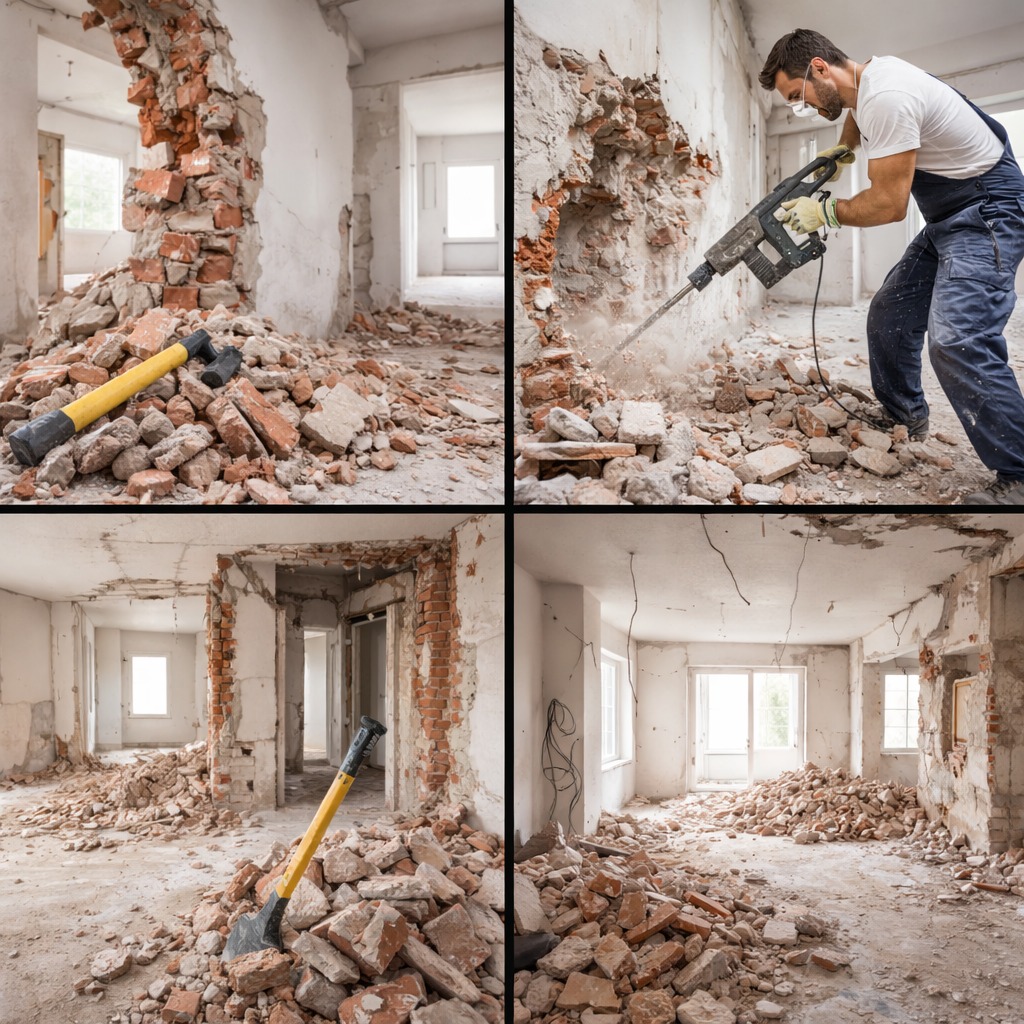 Entfernung alter Böden